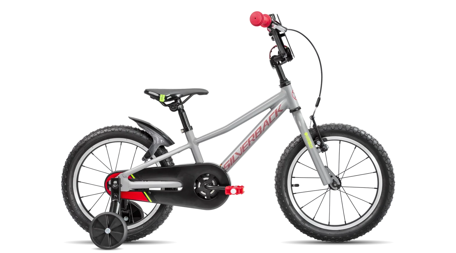 SILVERBACK SKID 16 MOONWALK GREY GYMPIE BIKES